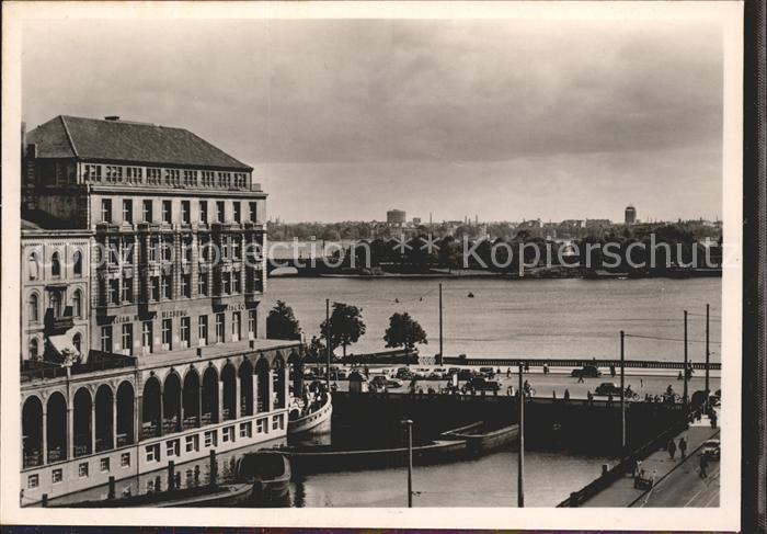 HAMBURG  CITY Rathaus Alsterbecken