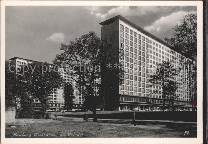 HAMBURG  CITY Hochhaeuser am Grindel