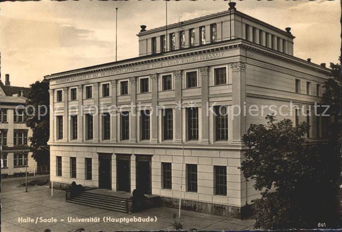 Halle Saale Universitaet Hauptgebaeude