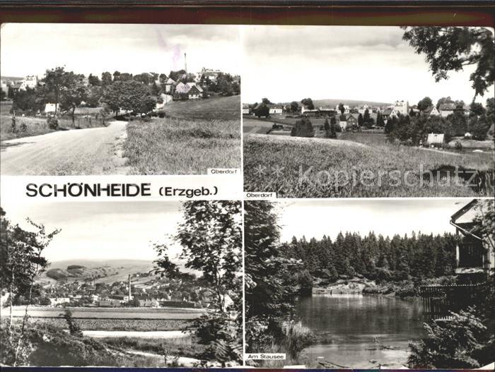 Schoenheide Erzgebirge Oberdorf Stausee