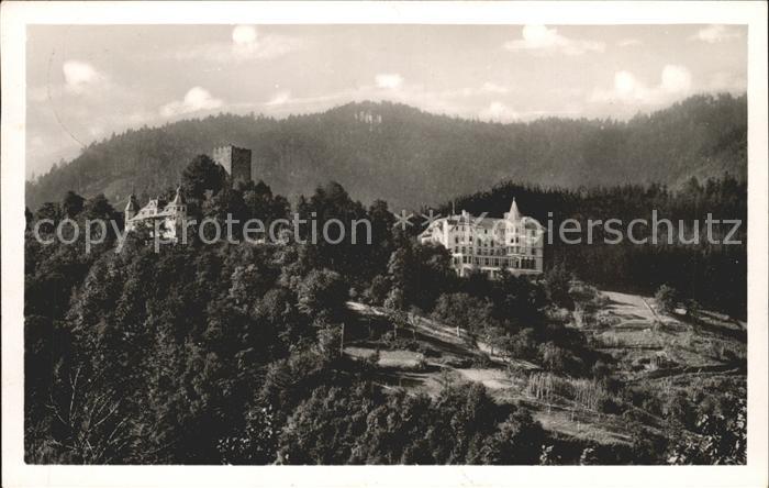 Hornberg Schwarzwald Gauschule Burg