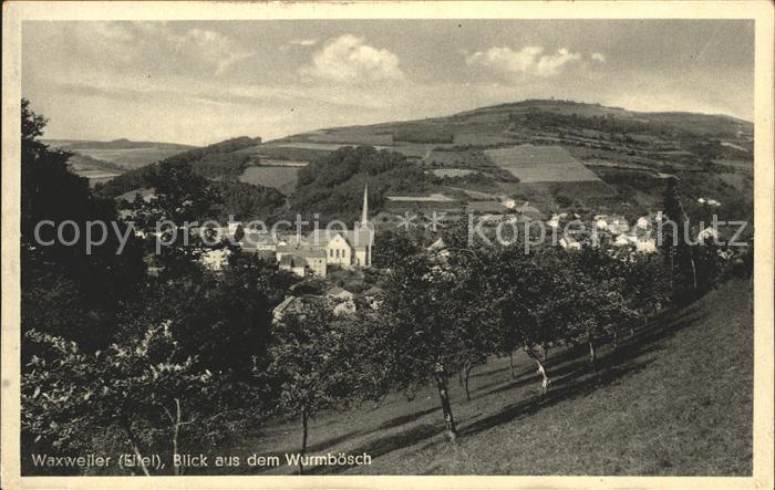 Waxweiler Blick aus dem Wurmboesch