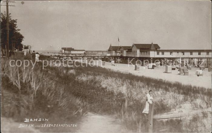 Bansin Ostseebad Duenen und Seebadeanstalten