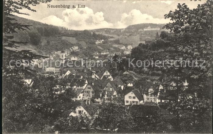 Neuenbuerg Enz Ortsansicht