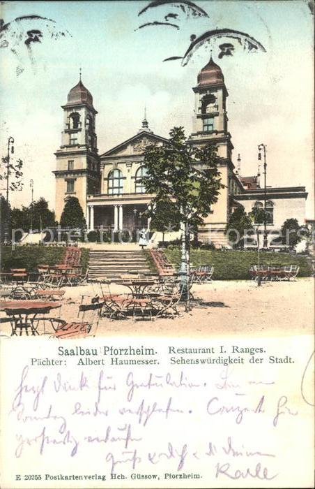 Pforzheim Saalbau Restaurant
