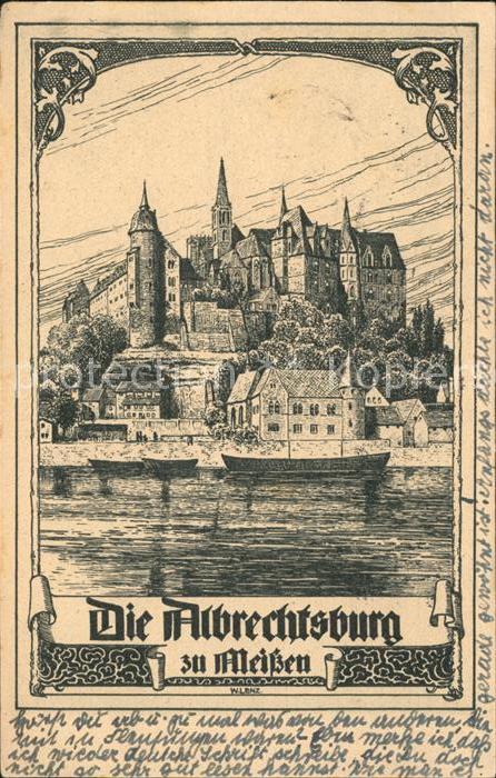 Meissen Elbe Sachsen Die Albrechtsburg