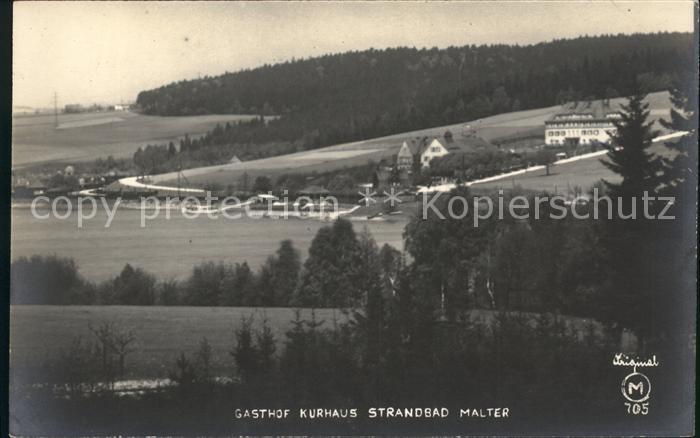 Dippoldiswalde Osterzgebirge Gasthof Kurhaus Strandbad Malter
