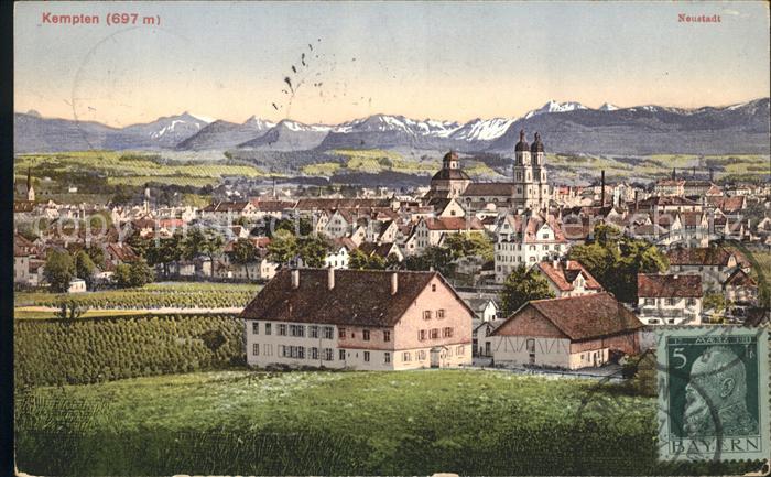 Kempten Allgaeu Panorama