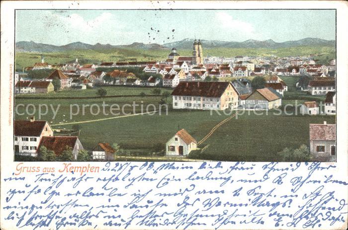 Kempten Allgaeu Gesamtansicht