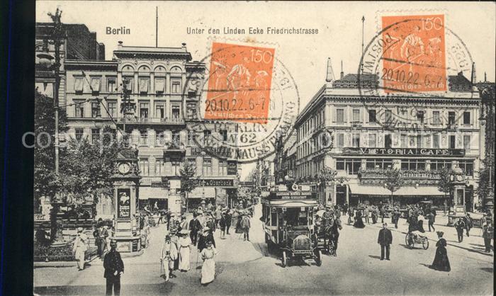 BERLIN  CITY Unter den Linden Ecke Friedrichstrasse