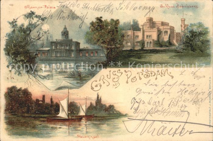 Potsdam Marmor Palais Schloss Babelsberg Pfaueninsel
