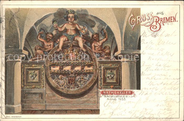 BREMEN  CITY Rathskeller Bacchusstrasse