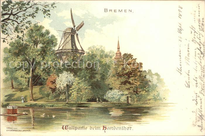 BREMEN  CITY Wallpartie beim Heerdenthor