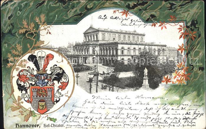 HANNOVER  CITY Hoftheater Wappen