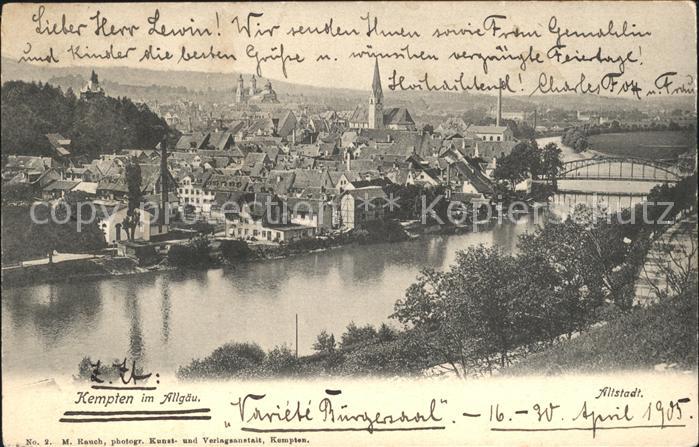 Kempten Allgaeu Altstadtblick
