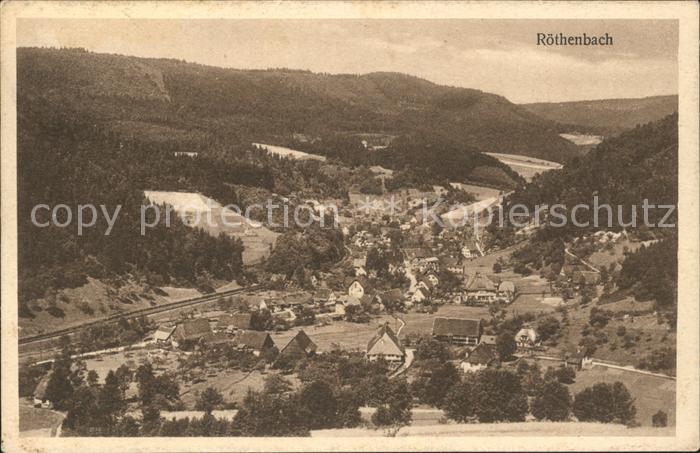 Roethenbach Schwarzwald Totalansicht