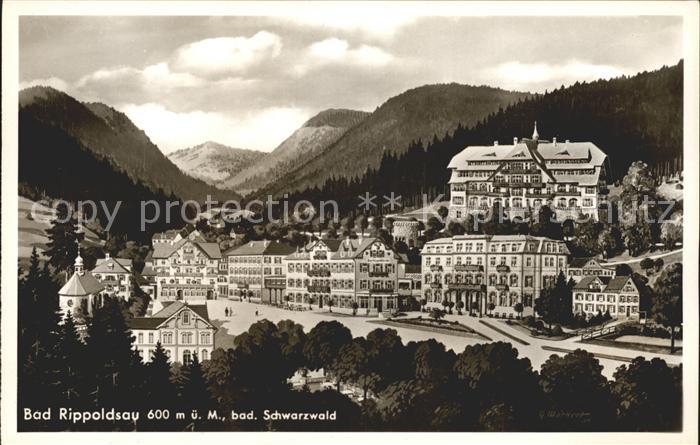Bad Rippoldsau Schwarzwald Ortsansicht