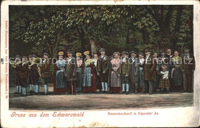 Bad Rippoldsau Schwarzwald Bauernhochzeit Gruppenfoto