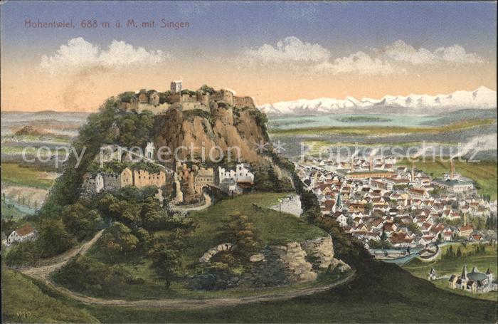 Singen Hohentwiel Panorama