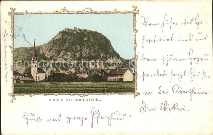 Singen Hohentwiel mit Kirche
