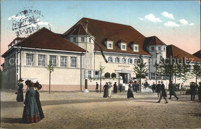 LEIPZIG Sachsen oesterreich Staatsgebaeude Baufachausstellung