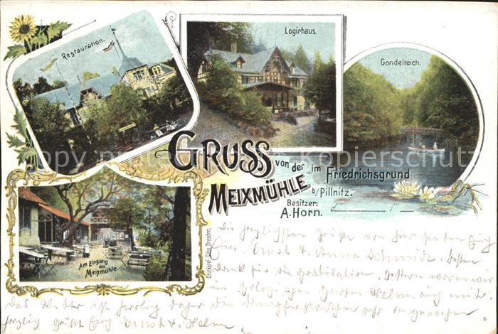 Pillnitz Restauration Logierhaus Gondelteich Meixmuehle