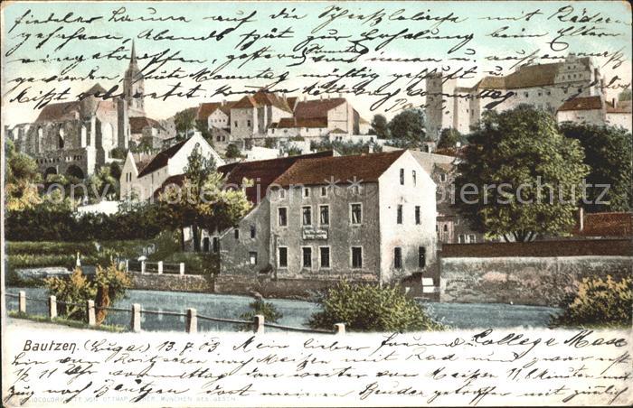 Bautzen Sachsen Ortsansicht