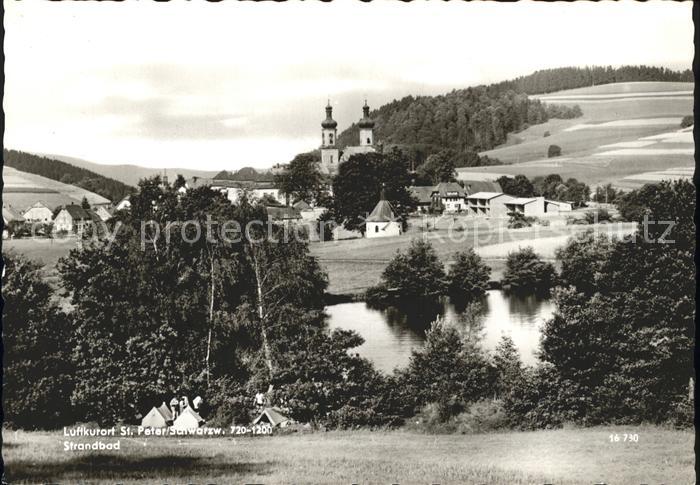 St Peter Schwarzwald Strandbad Ortsblick