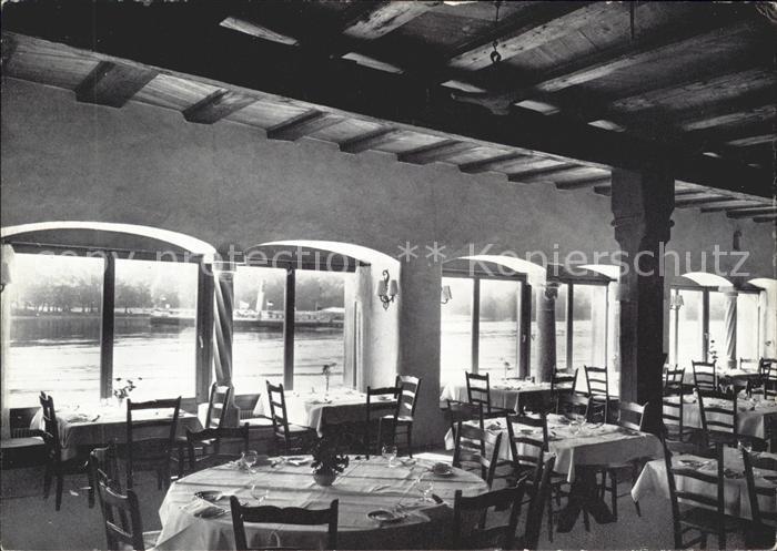 Buesingen Hochrhein Hotel Alte Rheinhalle Gastraum