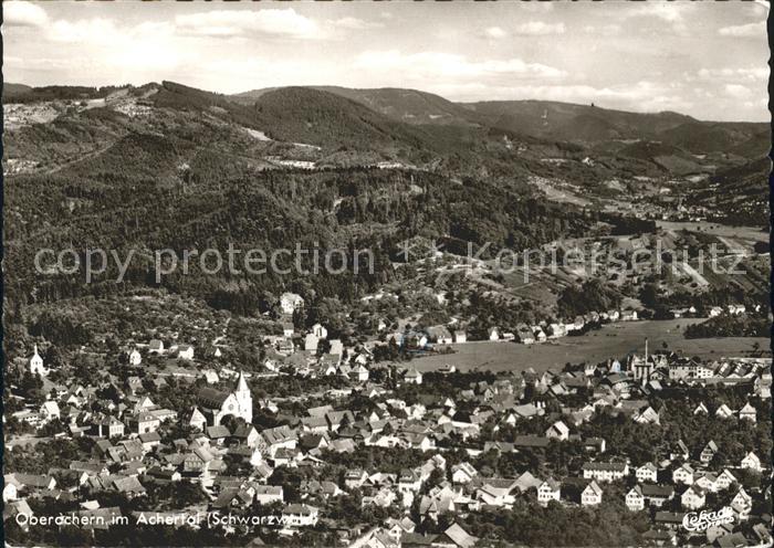 Oberachern im Achertal Fliegeraufnahme