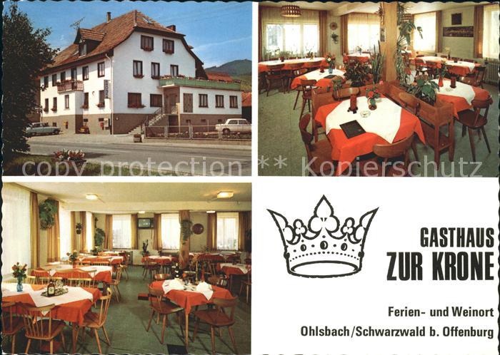 Ohlsbach Gasthaus zur Krone Gastraeume