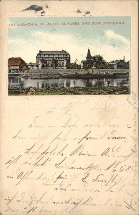 Offenbach Main Altes Schloss und Schlosskirche