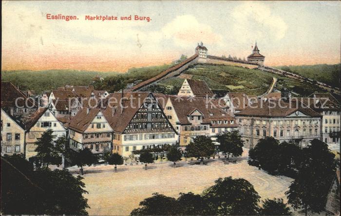 Esslingen Neckar Marktplatz Burg