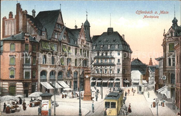 Offenbach Main Marktplatz Strassenbahn