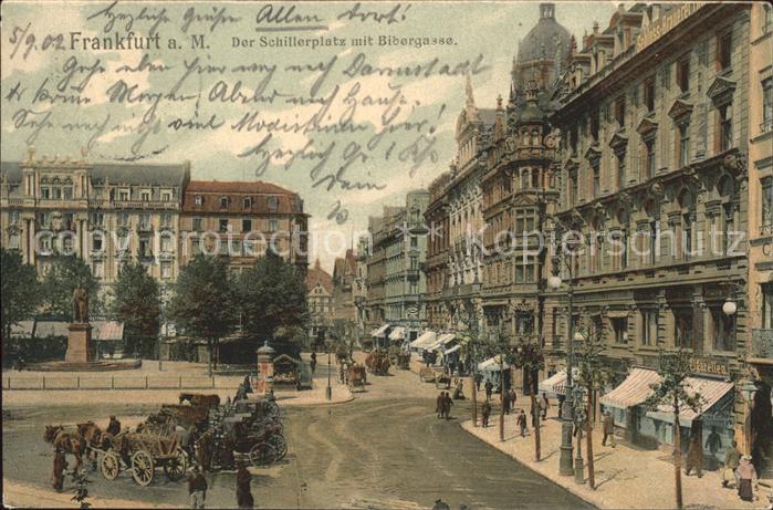 Frankfurt Main Schillerplatz Bibergasse