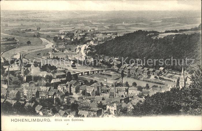 Hohenlimburg Blick vom Schloss