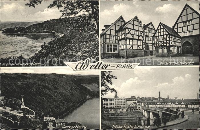 Wetter Ruhr Fuenfgiebelhaeuser Ruhrbruecke Harkortberg