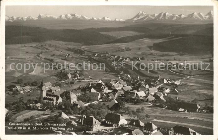 Grafenhausen Schwarzwald Fliegeraufnahme