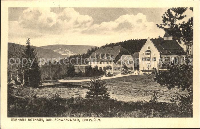 Rothaus Grafenhausen Kurhaus Rothaus