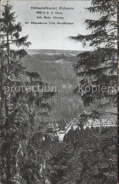 Ruhestein Dependance Villa Waldfrieden