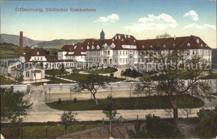 Offenburg Staedtisches Krankenhaus Bahnpost