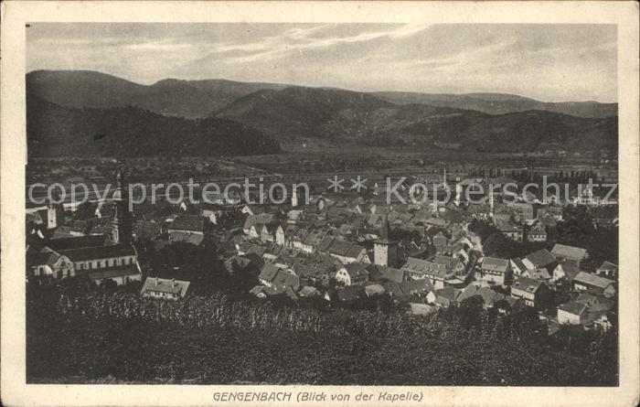 Gengenbach Blick von der Kapelle