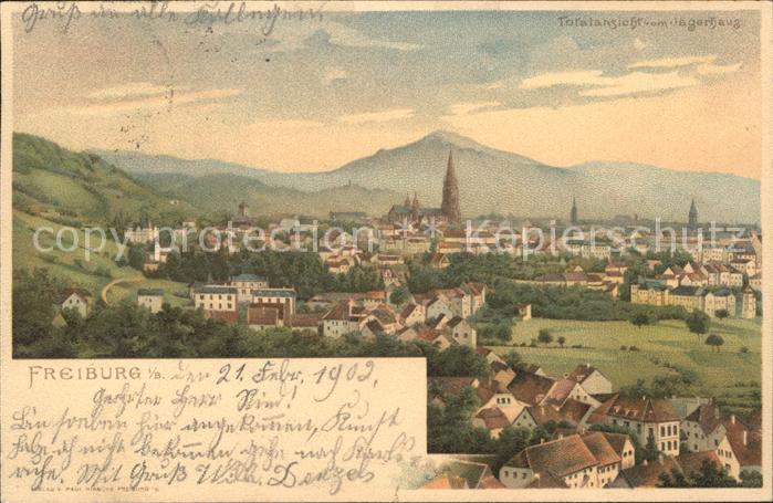 Freiburg Breisgau Litho