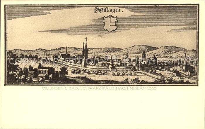 Villingen-Schwenningen nach Merian 1650