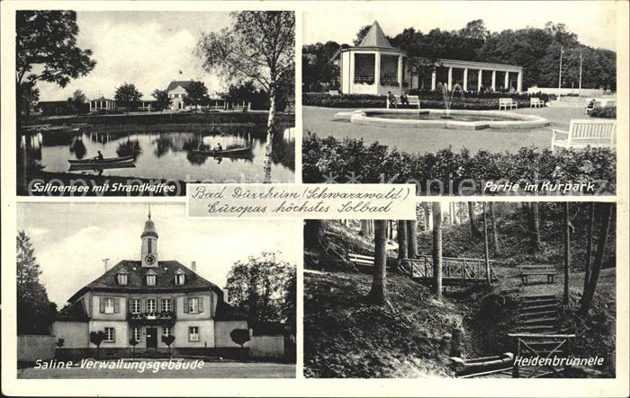 Bad Duerrheim Salinensee Strandkaffee Heidenbruennele Saline-Verwaltungsgebaeude