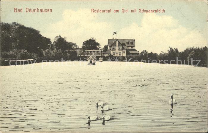 Bad Oeynhausen Restaurant am Siel Schwanenteich