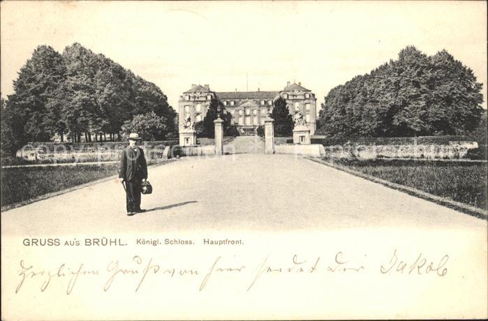 Bruehl Rheinland Schloss Hauptfront