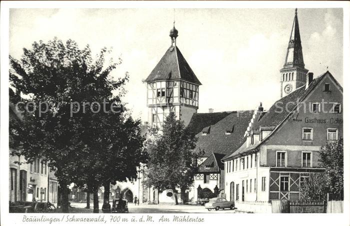 Braeunlingen Muehlentor Gasthaus Ochsen