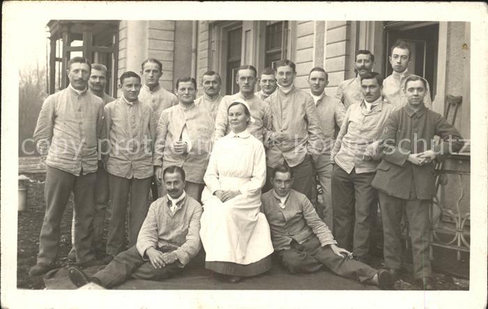 Bad Duerrheim Lazarett WK1 Gruppenfoto