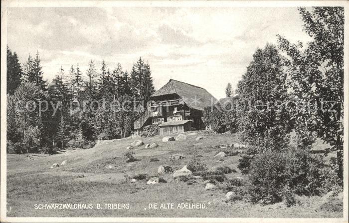 Triberg Schwarzwald Schwarzwaldhaus Die alte Adelheid